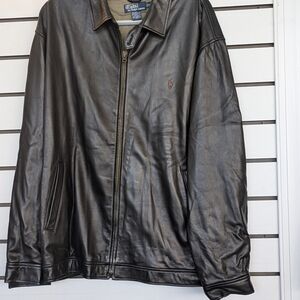 Polo by Ralph Lauren Black Leather Jacket